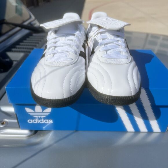 Adidas Originals Samba LT White Black Lifestyle Women Shoes Rare JI2706 Sz 7.5 - Picture 2 of 9